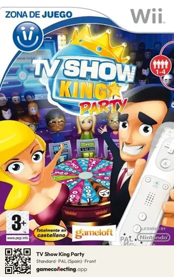 TV Show King Party Nintendo Wii, Spain box front