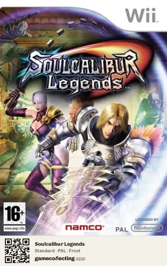Soulcalibur Legends Nintendo Wii, PAL box front