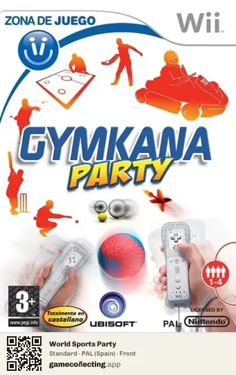 World Sports Party Nintendo Wii, Spain box front