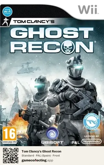 Tom Clancy's Ghost Recon Nintendo Wii, Spain box front