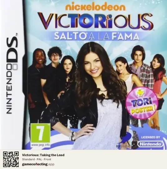 Victorious: Taking the Lead Nintendo DS, PAL box front