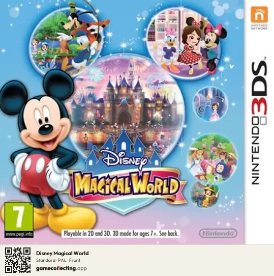 Disney Magical World Nintendo 3DS, PAL box front