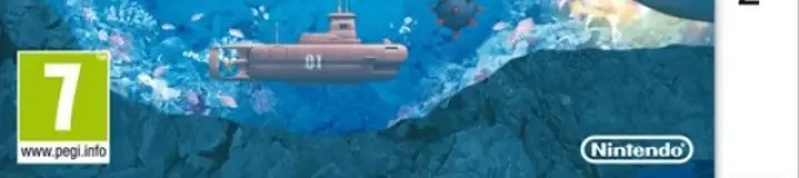 Steel Diver, the PEGI square on its front