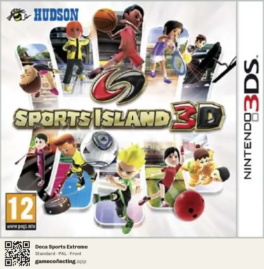 Deca Sports Extreme Nintendo 3DS, PAL box front