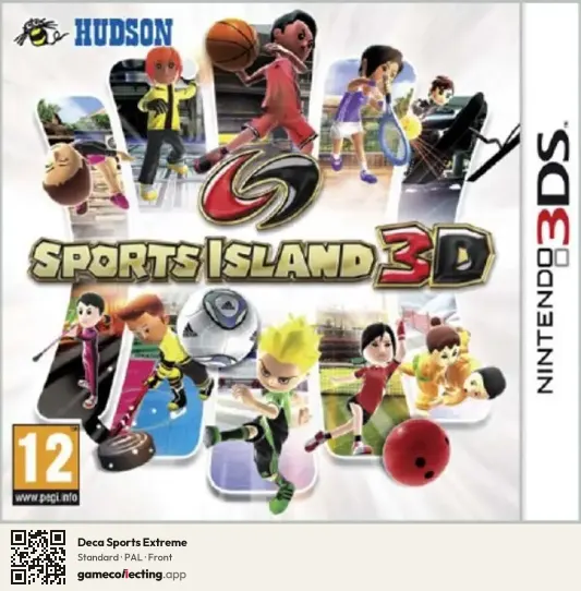Deca Sports Extreme Nintendo 3DS, PAL box front