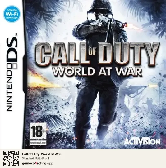 Call of Duty: World at War Nintendo DS, PAL box front