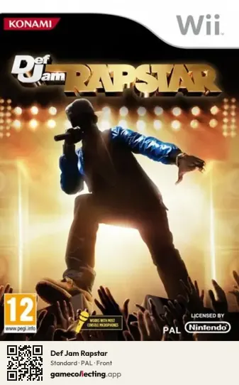Def Jam Rapstar Nintendo Wii, PAL box front