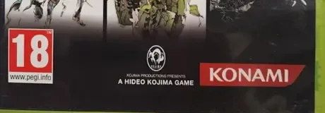 Metal Gear Solid HD Collection, the PEGI square on its front
