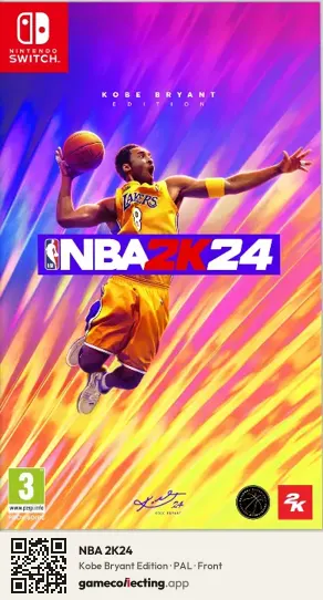 NBA 2K24 Nintendo Switch, PAL box front