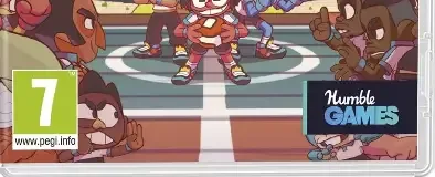 Dodgeball Academia, the PEGI square on its front