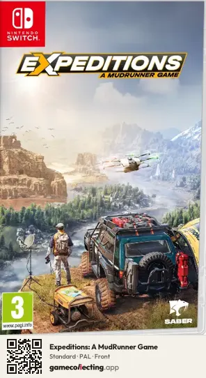 Expeditions: A MudRunner Game Nintendo Switch, PAL box front