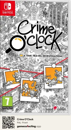Crime O'Clock Nintendo Switch, PAL box front