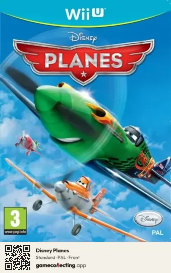 Disney Planes Nintendo Wii U, PAL box front