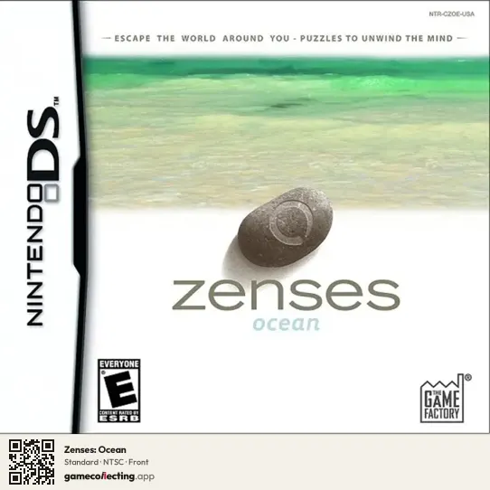 Zenses: Ocean Nintendo DS, NTSC box front