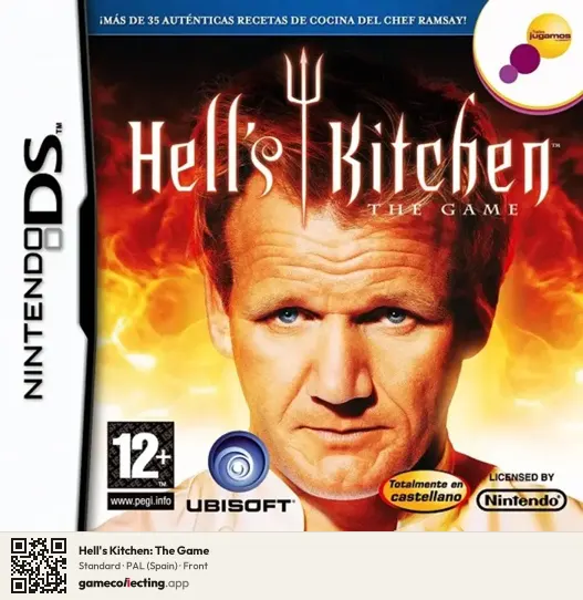 Hell's Kitchen: The Game Nintendo DS, Spain box front