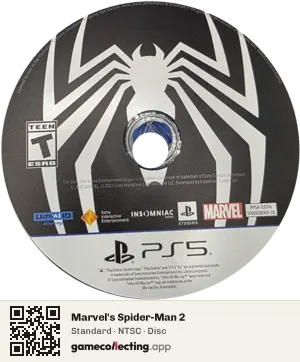 Marvel's Spider-Man 2 PlayStation 5, NTSC disc