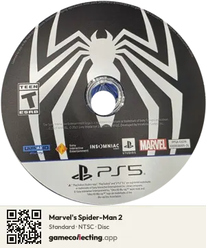 Marvel's Spider-Man 2 PlayStation 5, NTSC disc