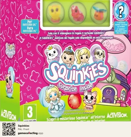 Squinkies Nintendo DS, PAL box front