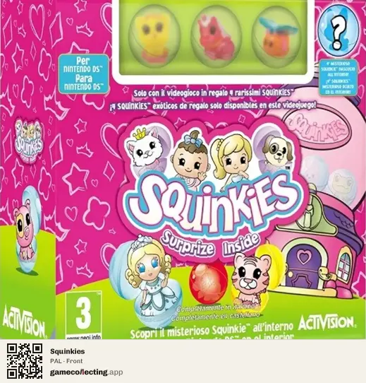 Squinkies Nintendo DS, PAL box front