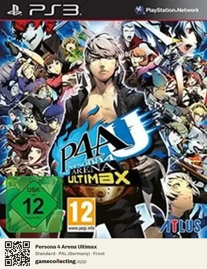 Persona 4 Arena Ultimax PlayStation 3, Germany box front