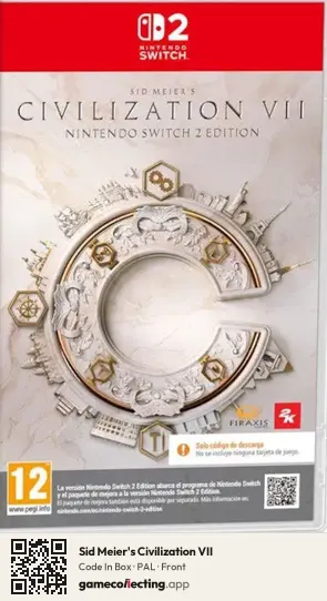 Sid Meier's Civilization VII Nintendo Switch 2, PAL box front