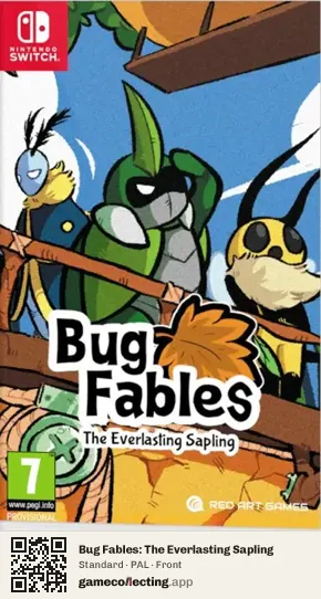 Bug Fables: The Everlasting Sapling Nintendo Switch, PAL box front