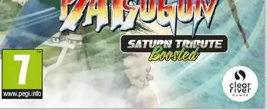 Batsugun Saturn Tribute Boosted, the PEGI square on its front