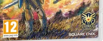 Dragon Quest I & II HD-2D Remake, the PEGI square on its front