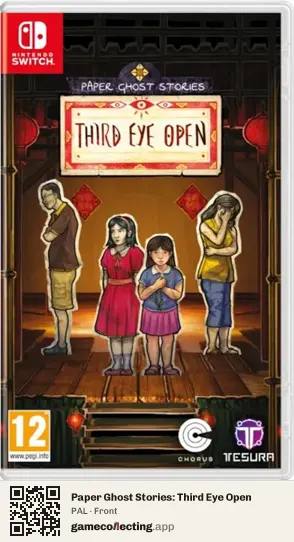 Paper Ghost Stories: Third Eye Open Nintendo Switch, PAL box front