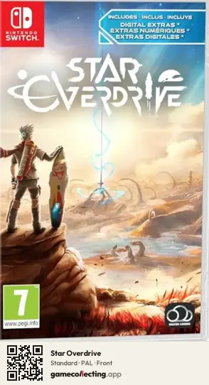 Star Overdrive Nintendo Switch, PAL box front