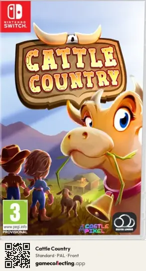 Cattle Country Nintendo Switch, PAL box front