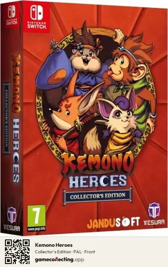 Kemono Heroes Nintendo Switch, PAL box front