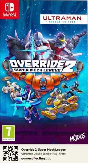 Override 2: Super Mech League Nintendo Switch, PAL box front
