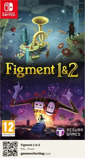 Figment 1 & 2 Nintendo Switch, PAL box front