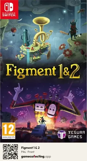 Figment 1 & 2 Nintendo Switch, PAL box front
