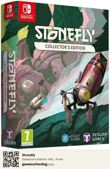 Stonefly Nintendo Switch, PAL box front