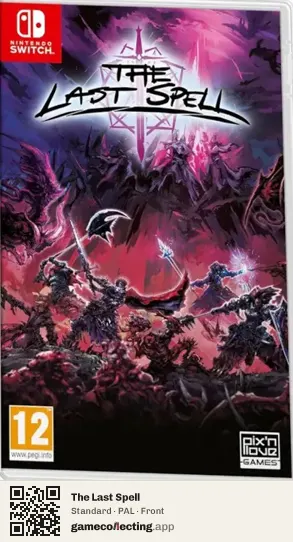 The Last Spell Nintendo Switch, PAL box front