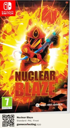 Nuclear Blaze Nintendo Switch, PAL box front