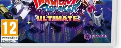 Phantom Breaker: Battle Grounds Ultimate, the PEGI square on its front
