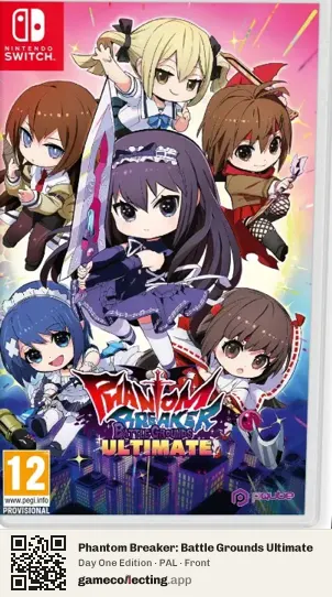 Phantom Breaker: Battle Grounds Ultimate Nintendo Switch, PAL box front