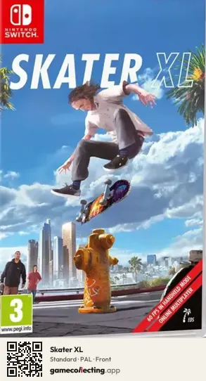Skater XL Nintendo Switch, PAL box front