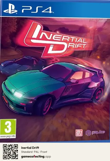 Inertial Drift PlayStation 4, PAL box front