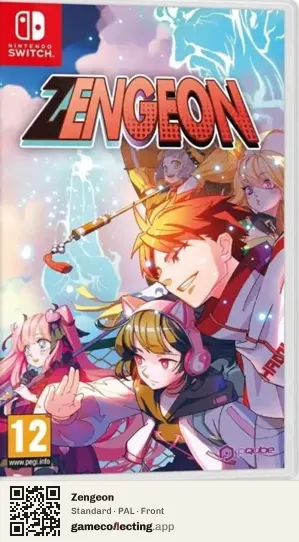 Zengeon Nintendo Switch, PAL box front
