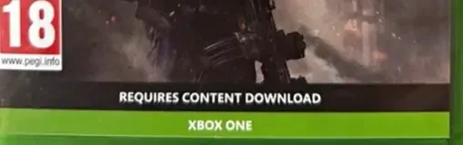 Call of Duty: Modern Warfare, the PEGI square on its front