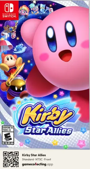 Kirby Star Allies Nintendo Switch, NTSC box front