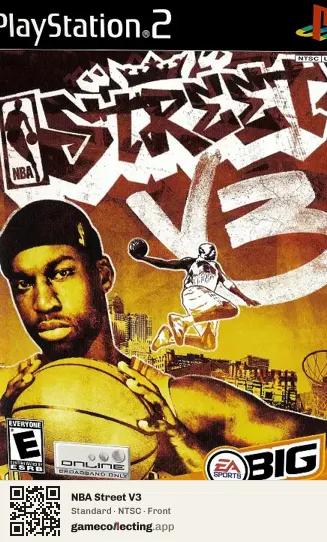 NBA Street V3 PlayStation 2, NTSC box front