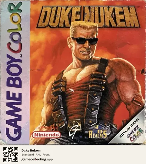 Duke Nukem Game Boy Color, PAL box front