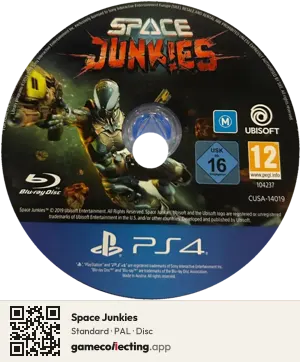 Space Junkies PlayStation 4, PAL disc