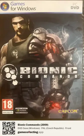 Bionic Commando (2009) Computer, Czech Republic box front