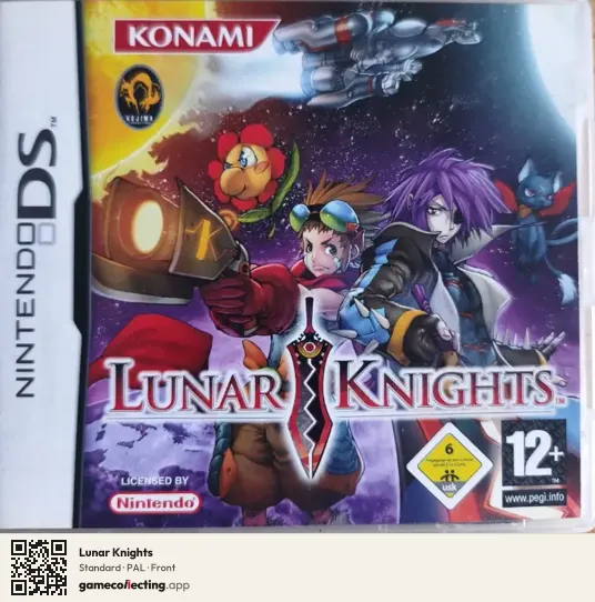 Lunar Knights Nintendo DS, PAL box front